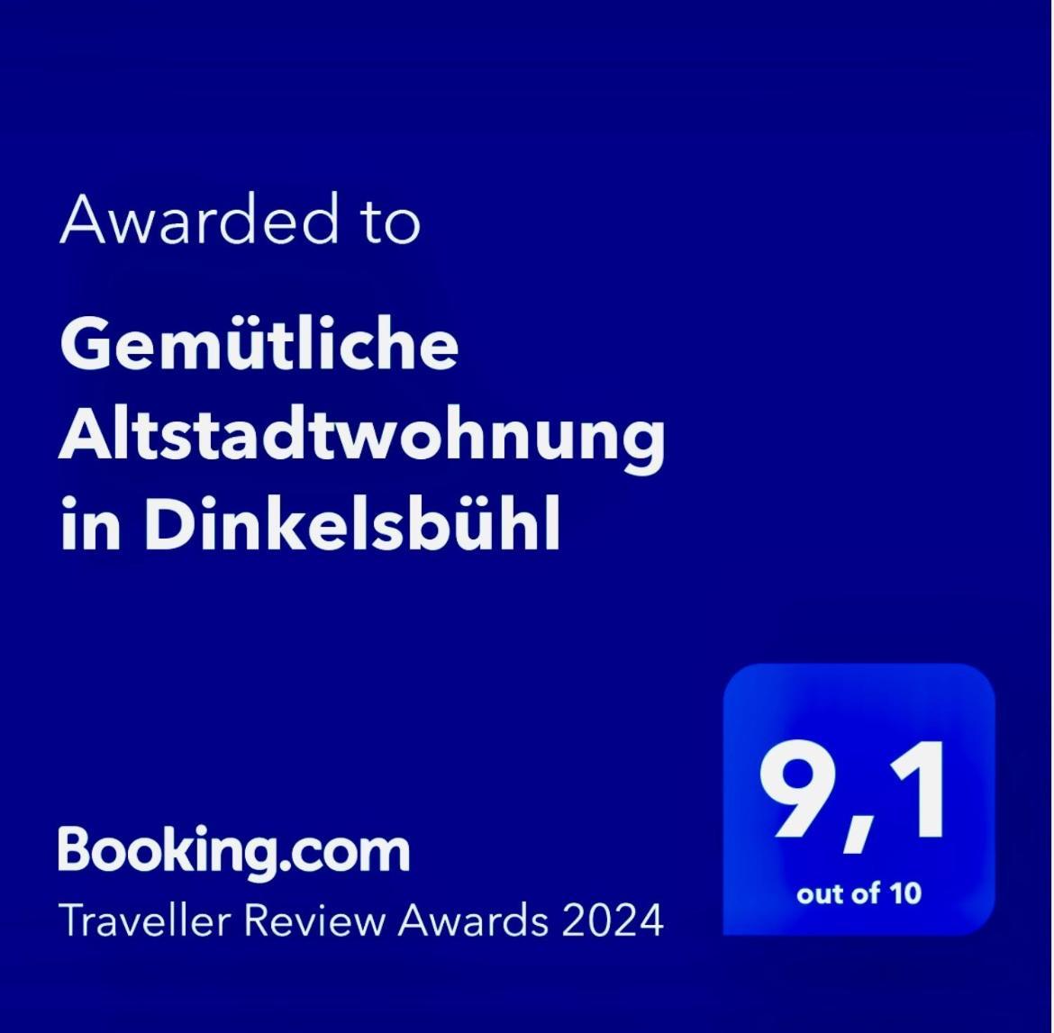 Gemuetliche Altstadtwohnung In Dinkelsbühl מראה חיצוני תמונה